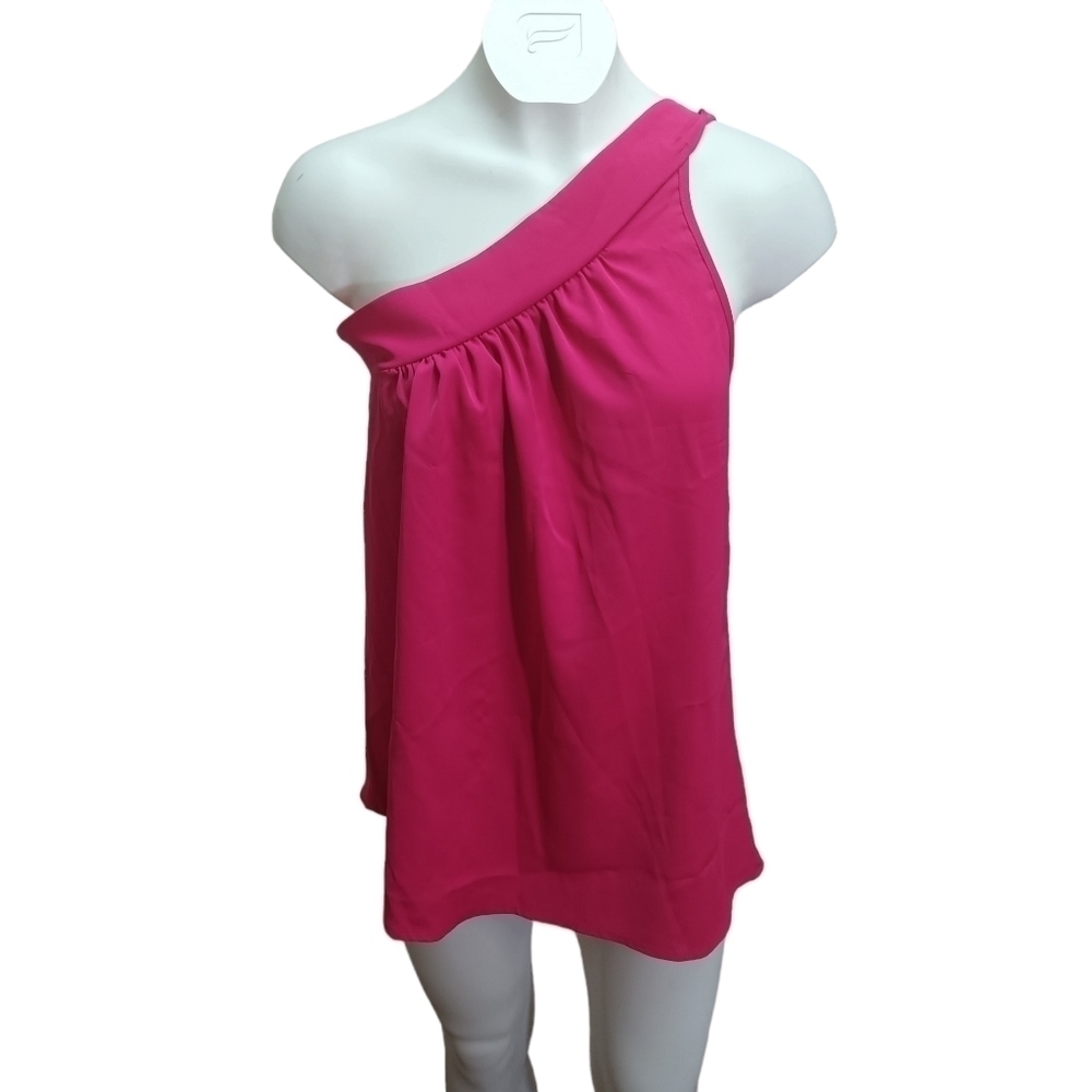 Women’s One-Shoulder Pink Top